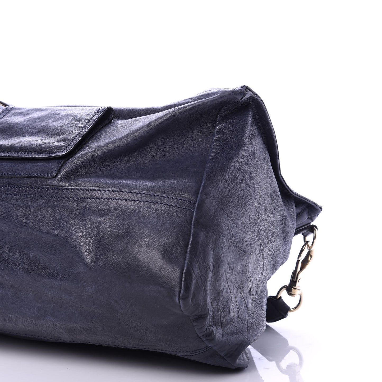 Calfskin Medium Braided Pandora Navy