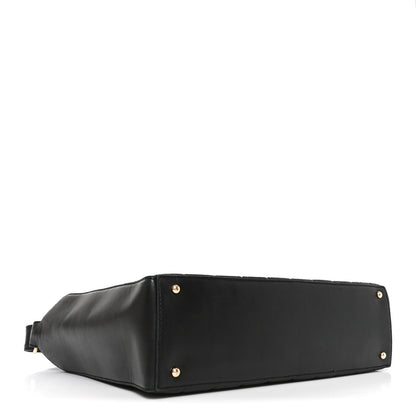 Chanel Lambskin Quilted Medium Chocolate Bar Shoulder Bag Black 3 of 9