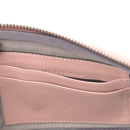 Gucci Calfskin Matelasse Mini GG Marmont Chain Crossbody Bag Perfect Pink 9 of 13