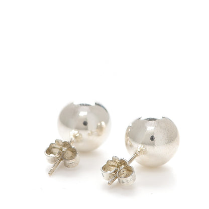 Tiffany Sterling Silver 10mm HardWear Ball Earrings 3 of 4