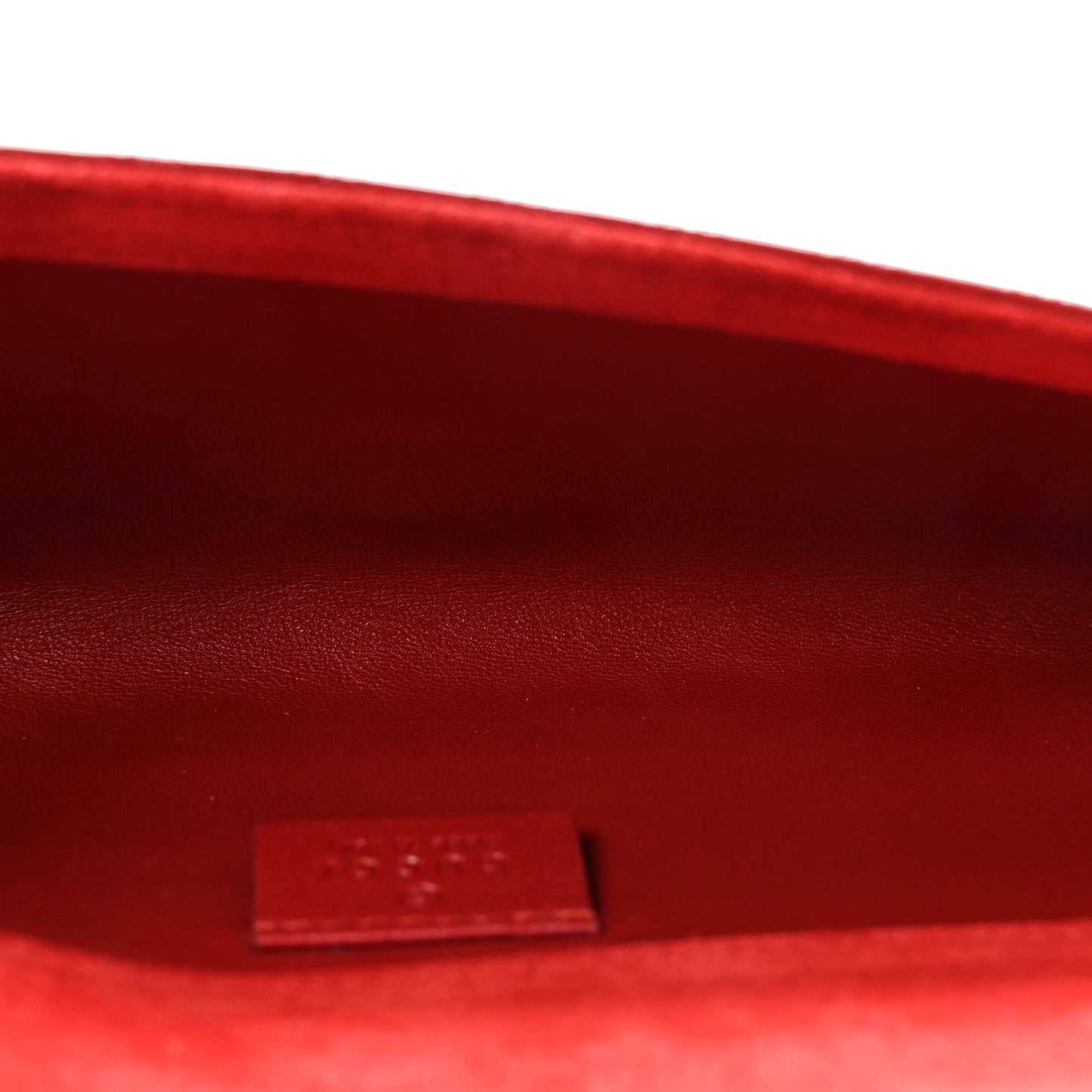 Patent Microguccissima Small Broadway Clutch Red