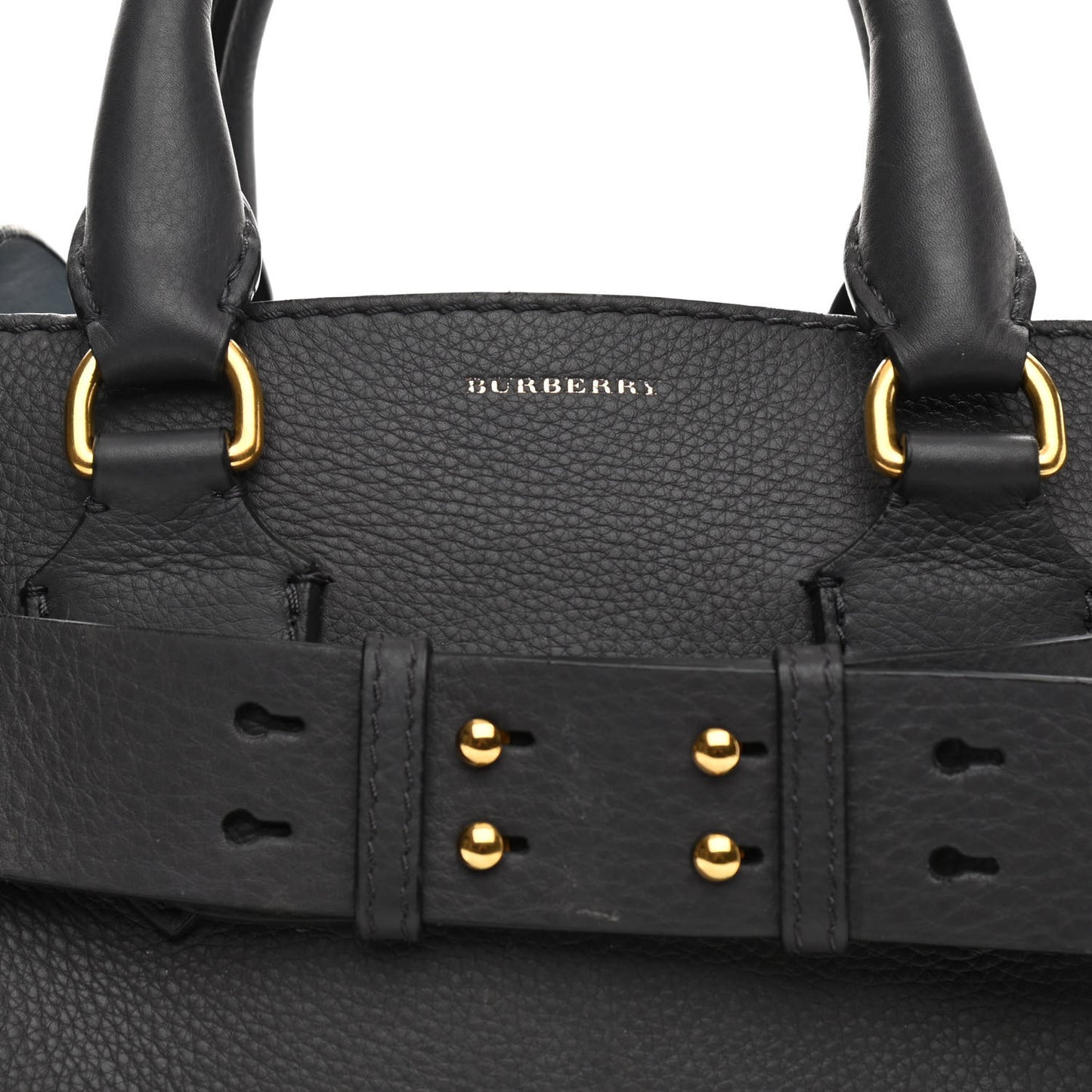 Soft Grain Calfskin Small Belt Bag Charcoal Grey