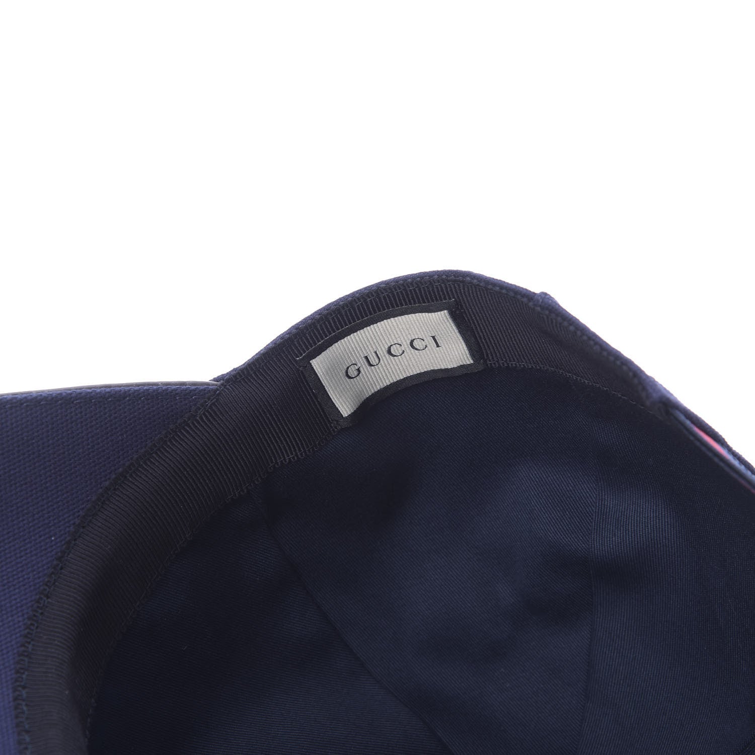 Gucci Cotton Web Baseball Hat S Navy 7 of 7