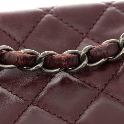 Chanel Glazed Calfskin Quilted Large Salzburg Backpack Burgundy 14 of 14