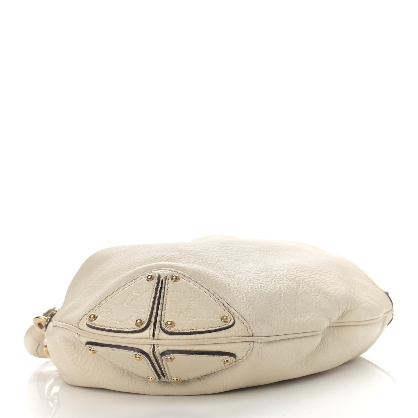 Calfskin Large Indy Top Handle Hobo Off White