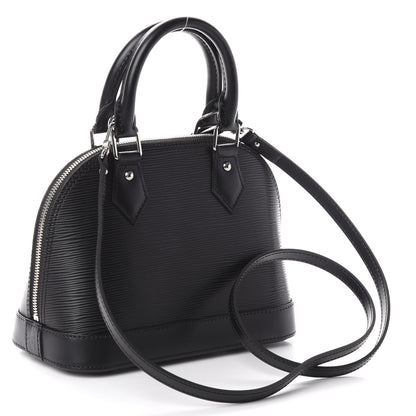 Louis Vuitton Epi Alma BB Black 2 of 8