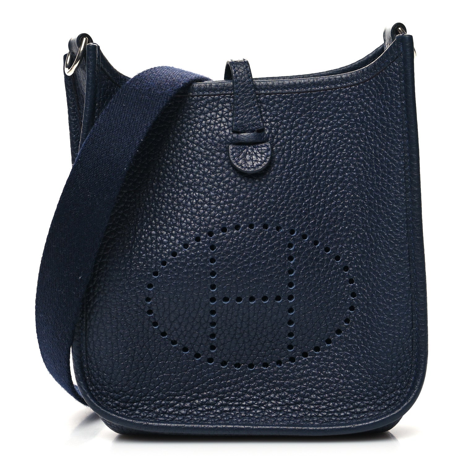 Hermes Taurillon Clemence Evelyne TPM Bleu Nuit 1 of 10