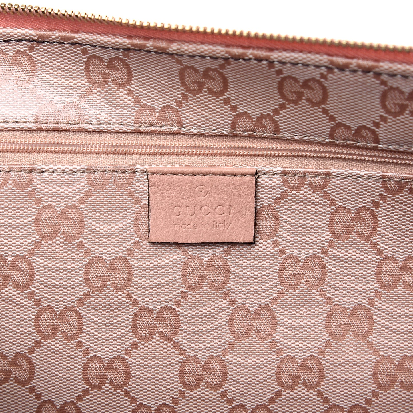 Crystal Monogram Medium Abbey Tote Blush