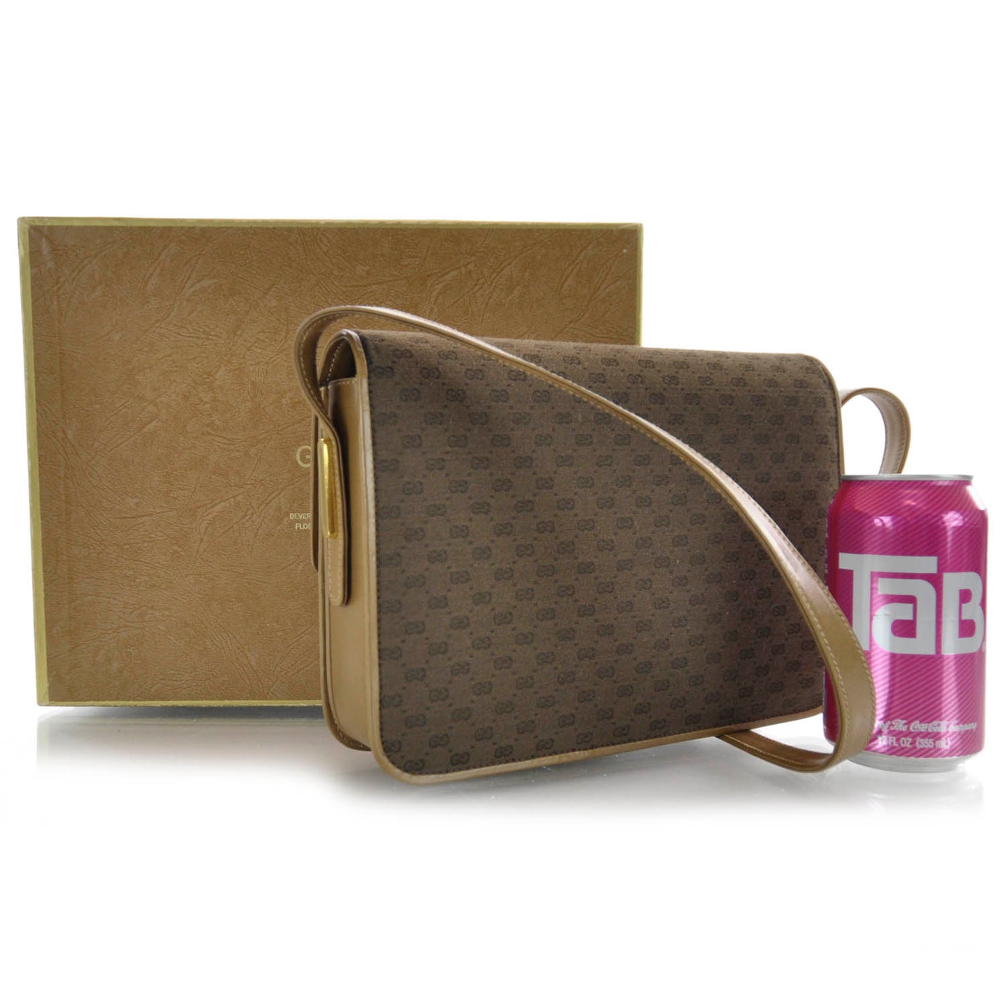 Monogram GG Shoulder Bag Brown