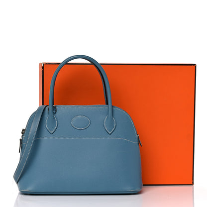 Hermes Epsom Bolide 27 Blue Jean 25 of 25