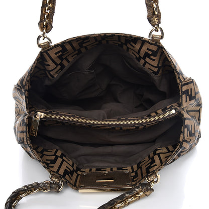 Fendi Zucca Mia Tote Tobacco 5 of 19