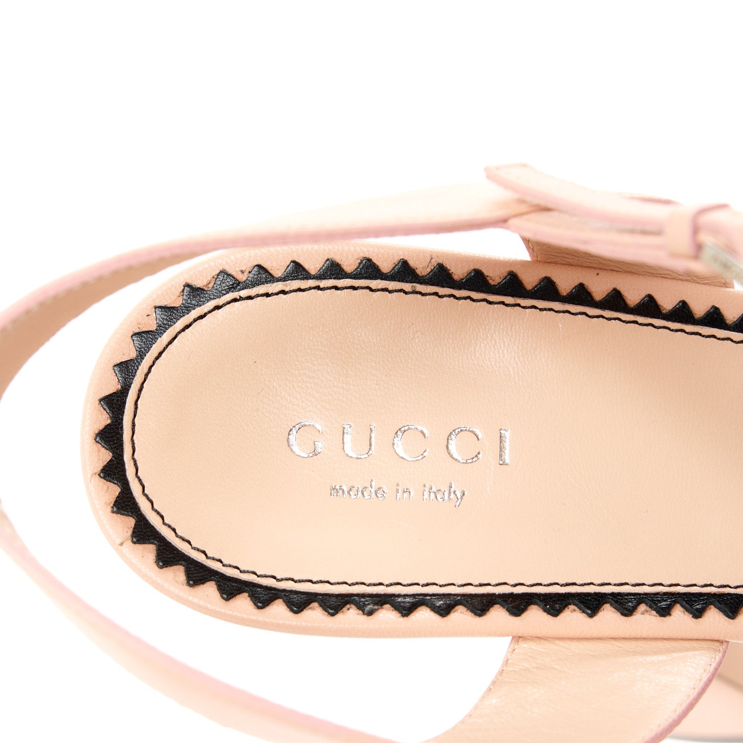 Gucci Malaga Kid Interlocking G Studs 155mm Platform Sandals 41 Perfect Pink 7 of 8