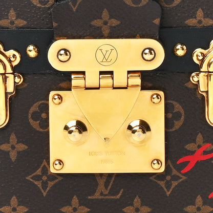 Louis Vuitton Monogram Petite Malle Black 8 of 12