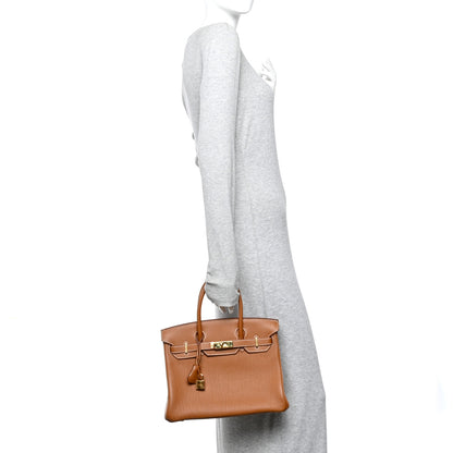 Hermes Togo Birkin 30 Gold 2 of 14