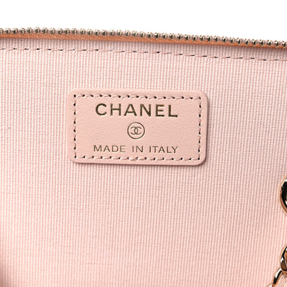 Chanel Caviar Quilted Small Vanity Case With Chain Light Beige 6 of 10