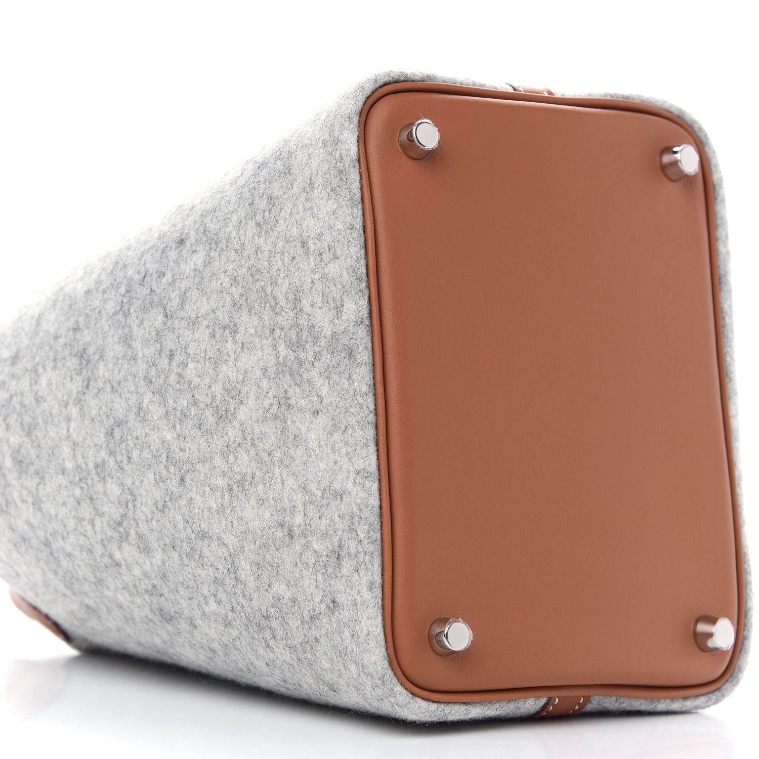 Hermes Feutre Swift Picotin Lock 18 PM Gris Clair Gold 8 of 9