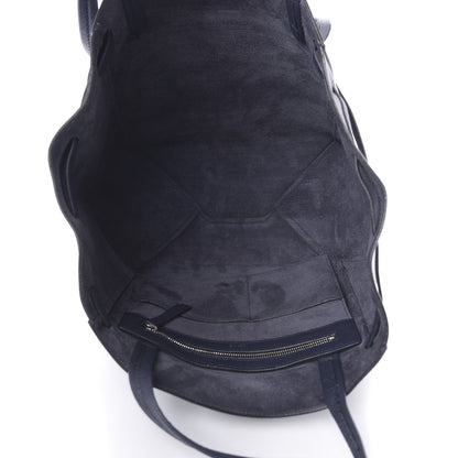 Celine Soft Grained Calfskin Small Belt Cabas Phantom Navy 5 of 12
