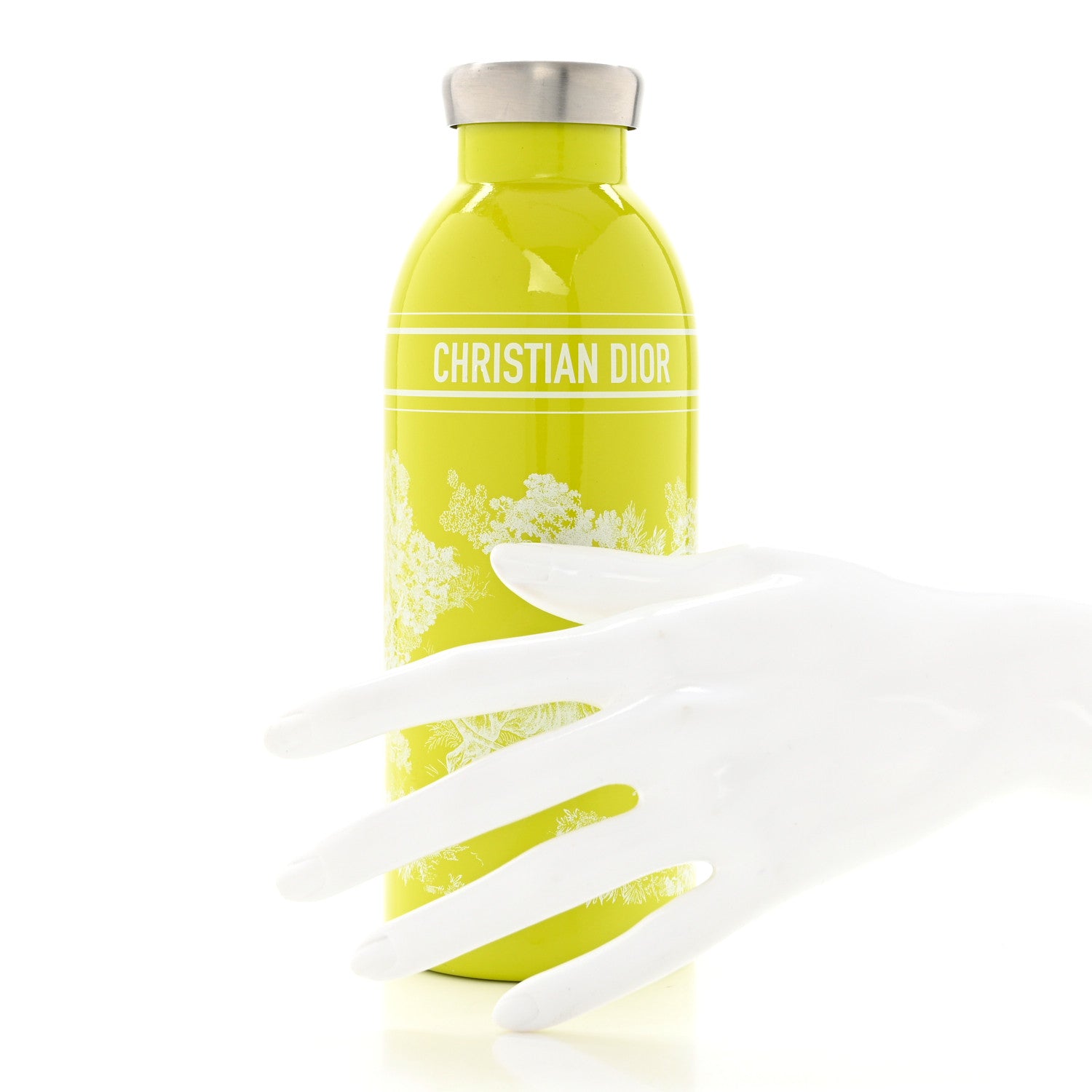 Christian Dior Stainless Steel Toile De Jouy Dioriviera Clima Bottle Green 2 of 8