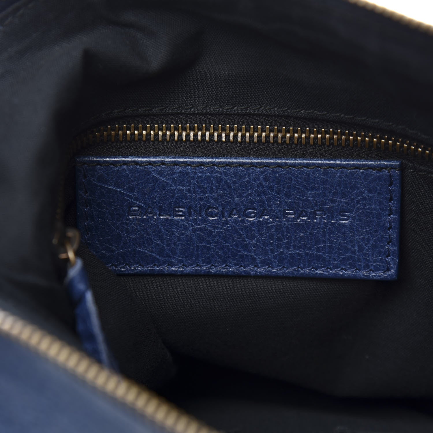 Balenciaga Agneau Classic Hardware Flat Crossbody Bleu Mineral 10 of 16
