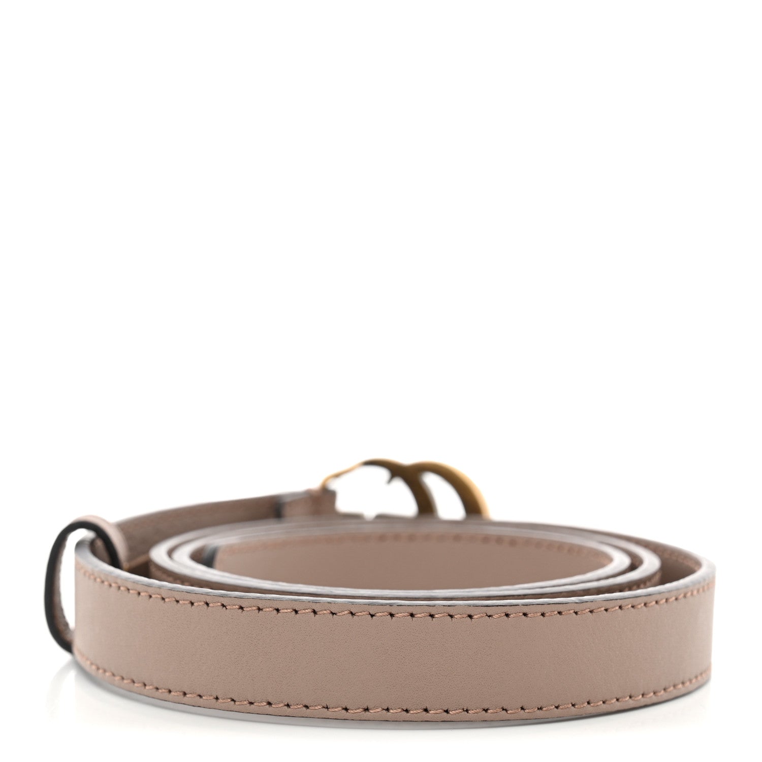 Gucci Calfskin Double G 20mm Belt 85 34 Porcelain Rose 2 of 5