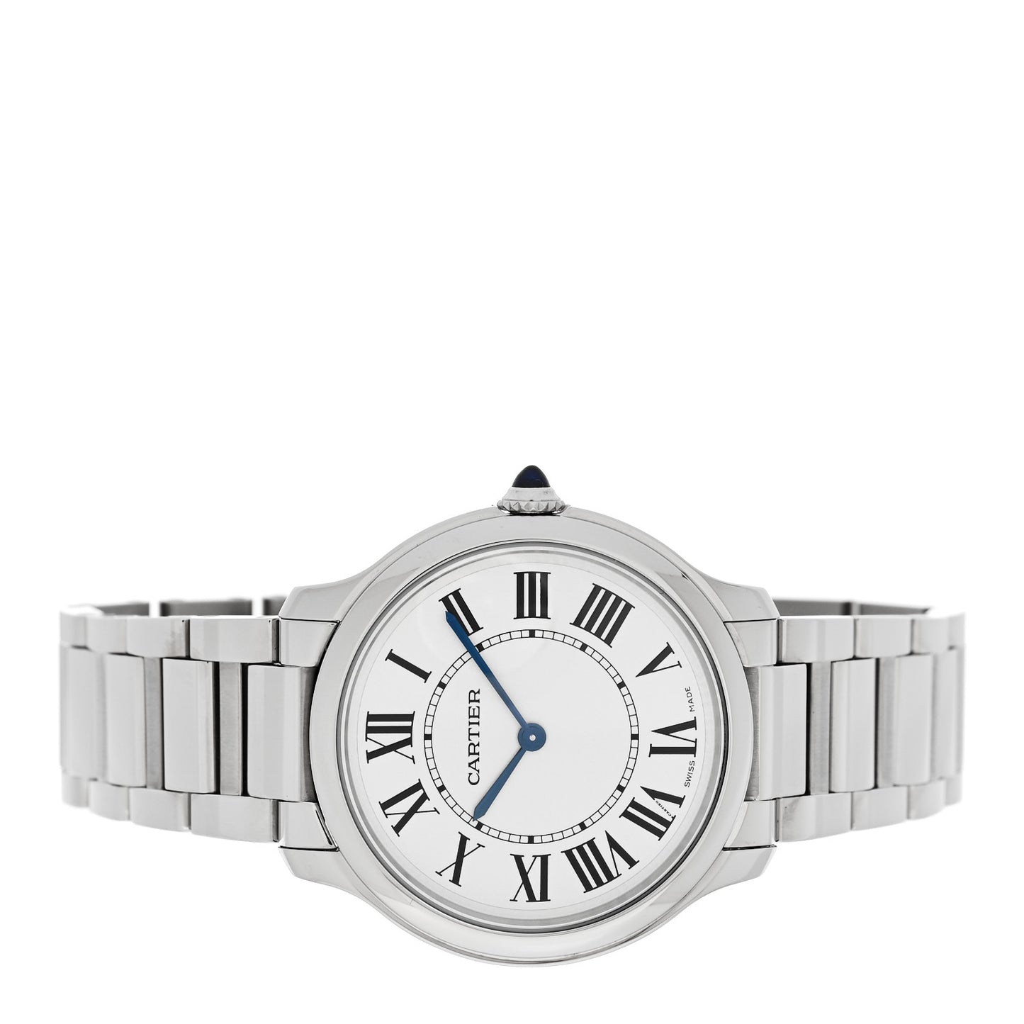 Stainless Steel 36mm Ronde Must de Cartier Quartz Watch