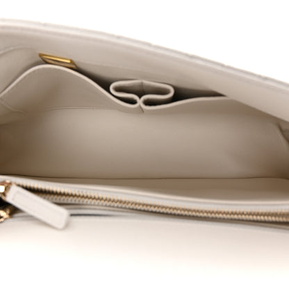 Chanel Caviar Quilted Small Coco Handle Flap White 5 of 11