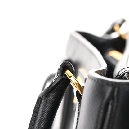 Prada Saffiano Lux Medium Tote Black 18 of 18