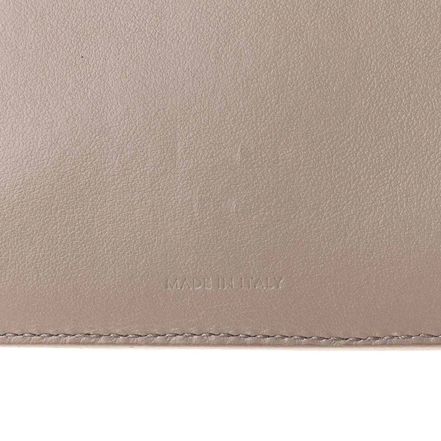 Celine Grained Calfskin Medium Multifunction Strap Wallet Pebble 7 of 9
