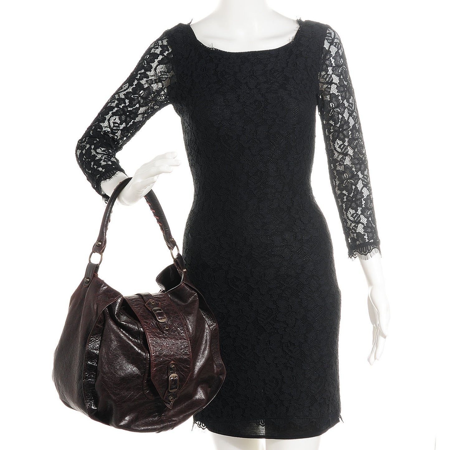 Chevre Shrug Hobo Chocolate