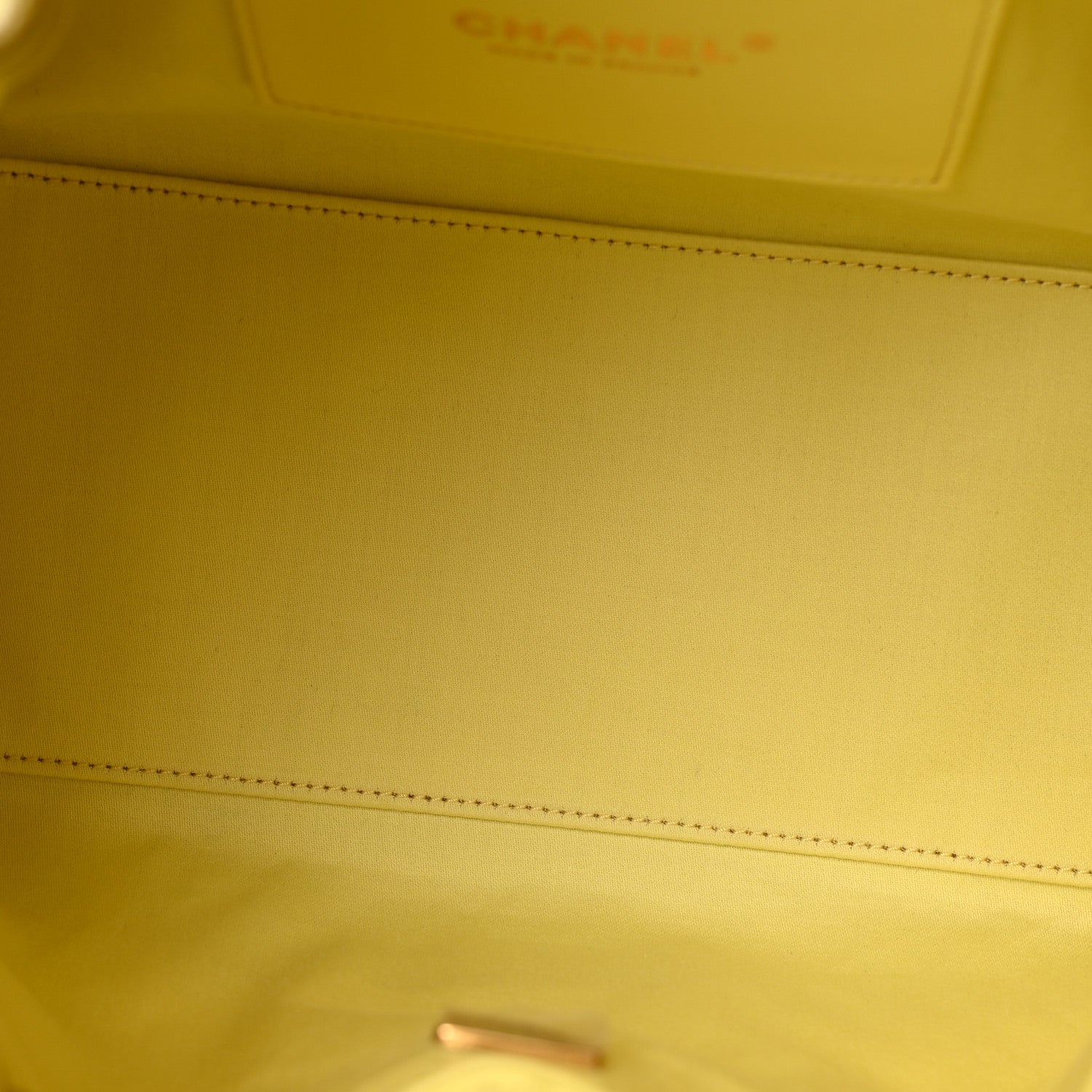 Chanel Caviar Quilted Small Chanel 25 Handbag Light Yellow 5 of 11