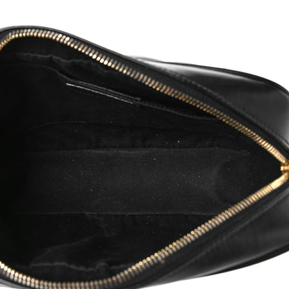 Saint Laurent Calfskin Matelasse Monogram Lou Camera Bag Black 5 of 9