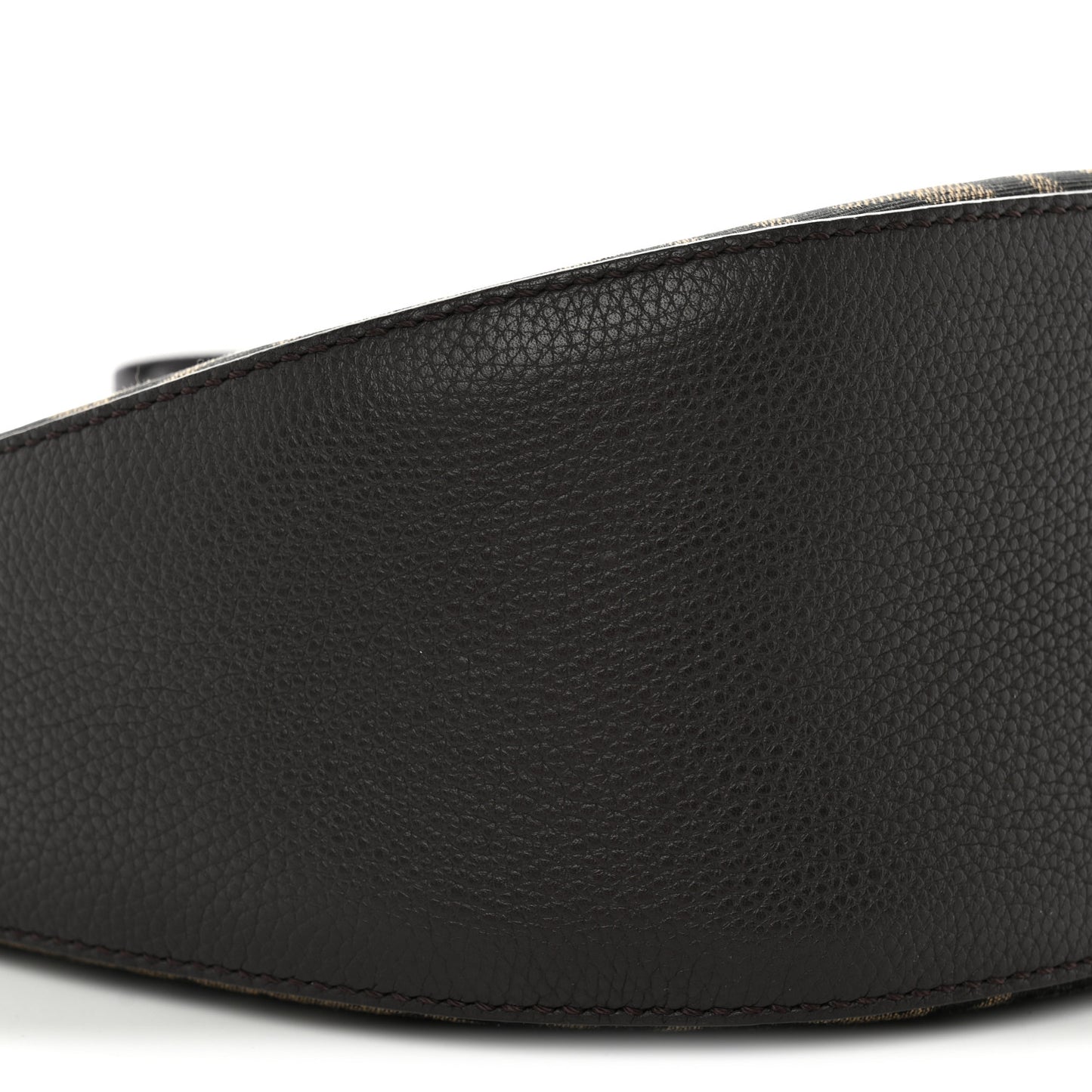 Fabric Jacquard FF Melon Bag Tobacco Black