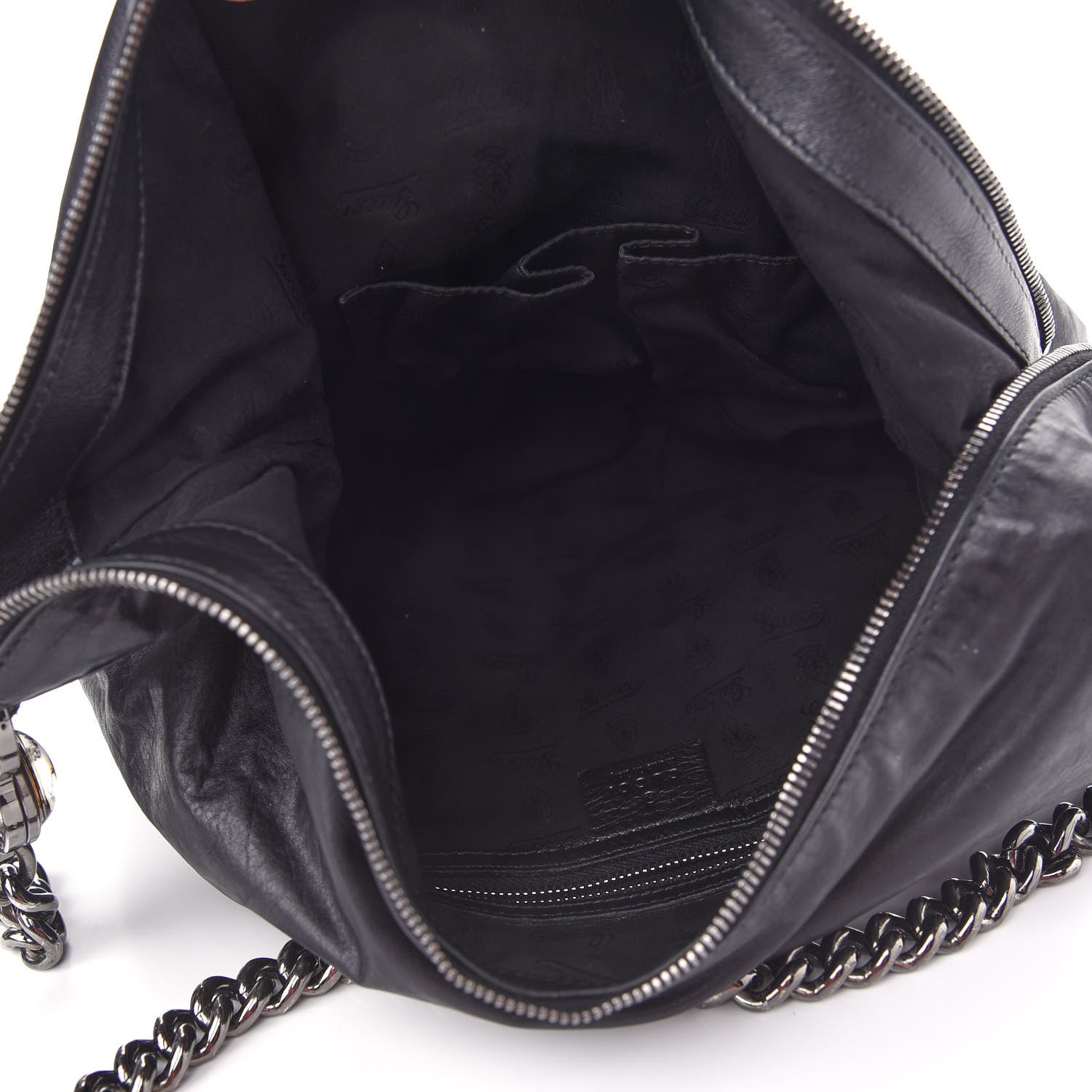 Gucci Calfskin Galaxy Hobo Black 5 of 9