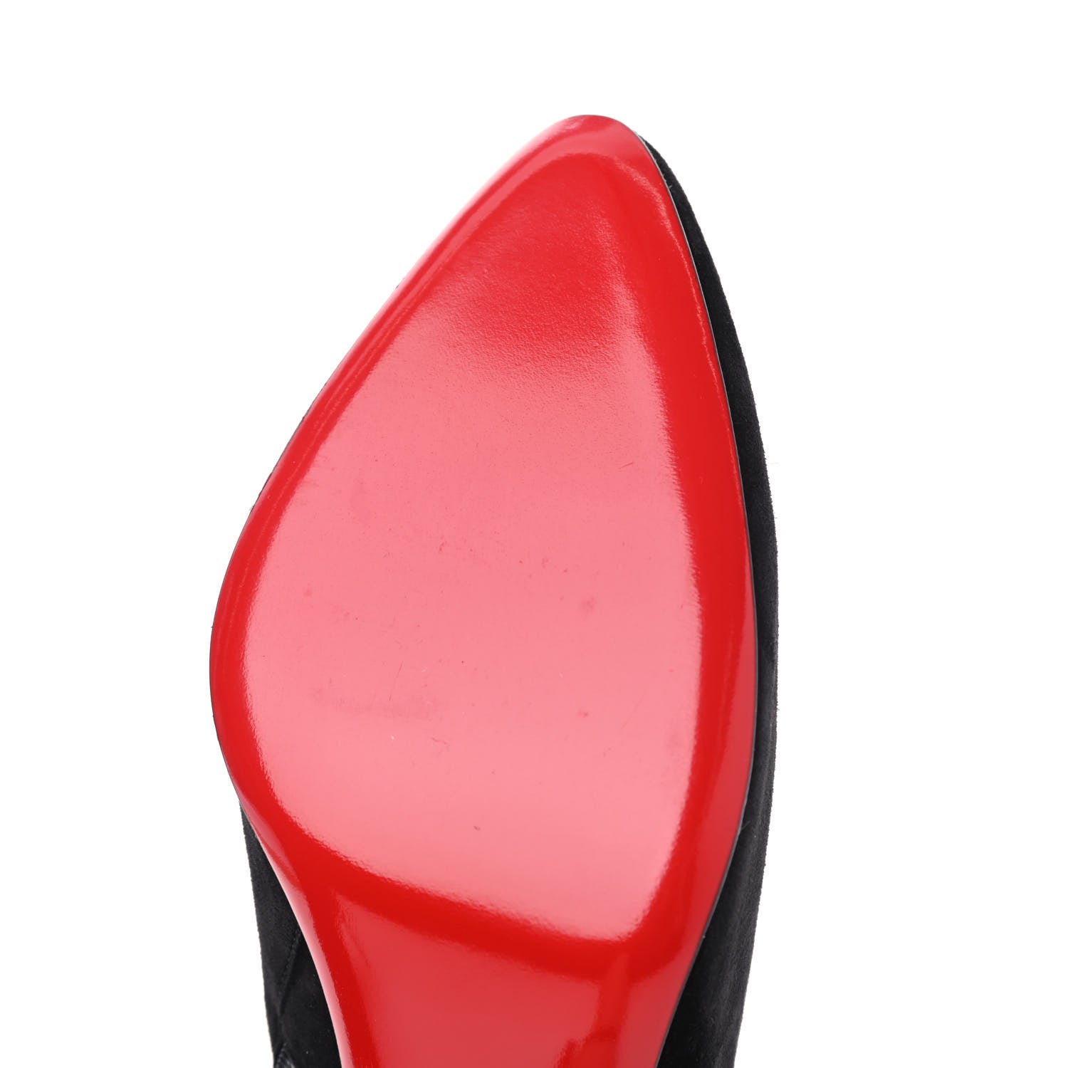 Christian Louboutin Veau Velours Eloise Booty 85 Ankle Boots 41 Black 16 of 23