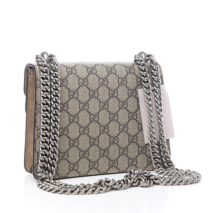 Gucci GG Supreme Monogram Mini Dionysus Shoulder Bag Taupe 3 of 13
