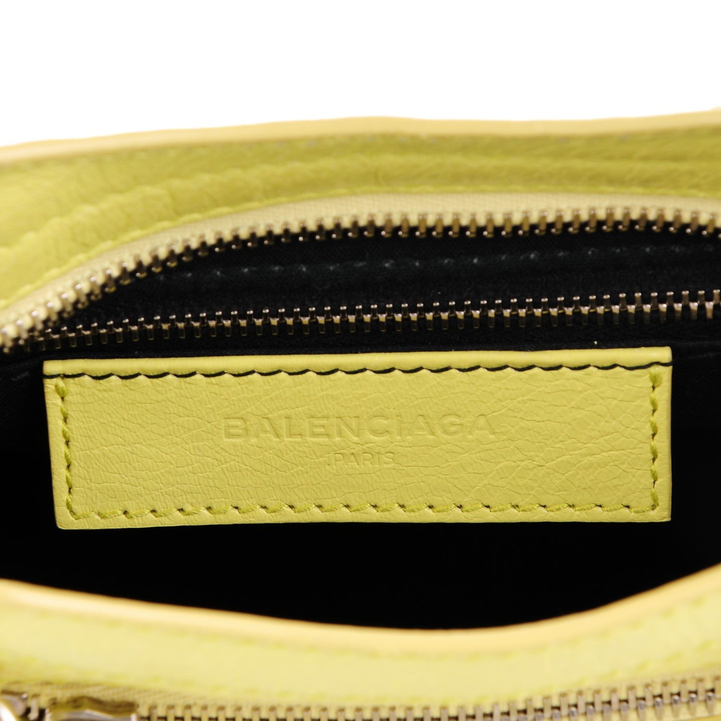 Agneau Giant 12 Silver Hardware Mini City Jaune Citronnade