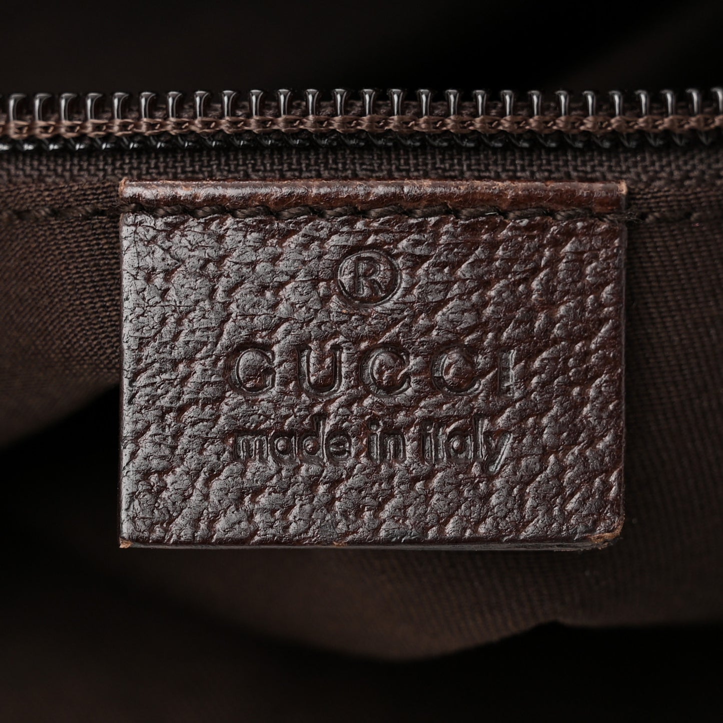 Monogram Medium Half Moon Hobo Dark Brown