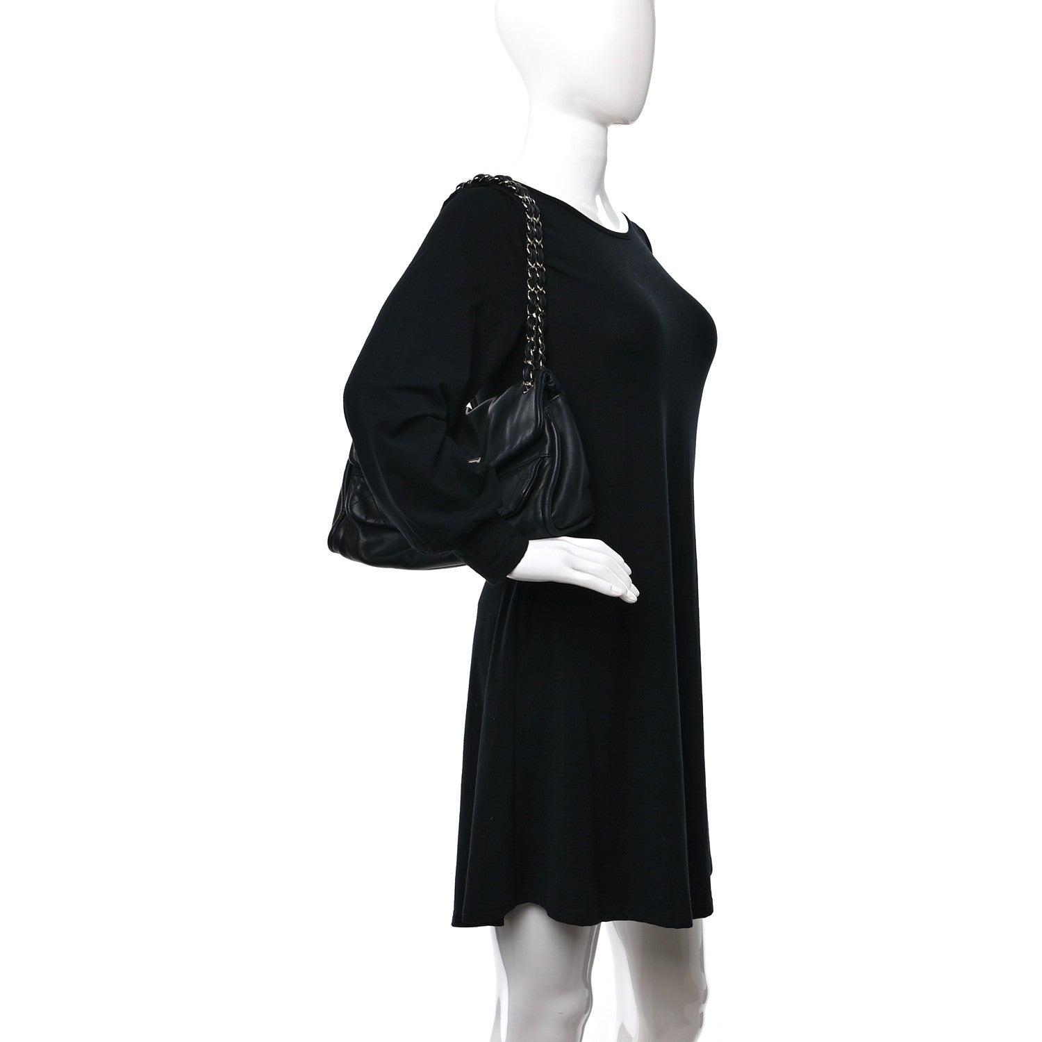 Chanel Lambskin Quilted Large Mademoiselle Double Flap Black 2 of 11