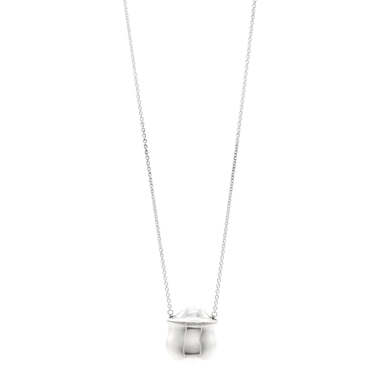 Tiffany Sterling Silver Elsa Peretti Bottle Inro Pendant Necklace 1 of 4