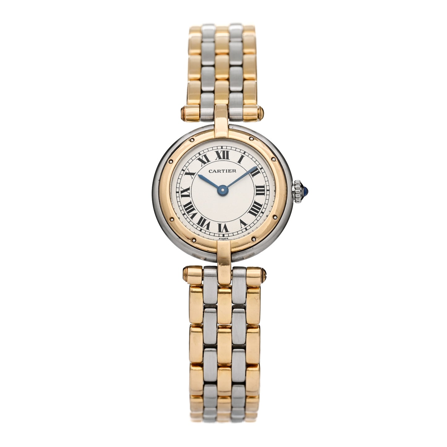 Stainless Steel 18K Yellow Gold 24mm Panthere Vendome Quartz Watch