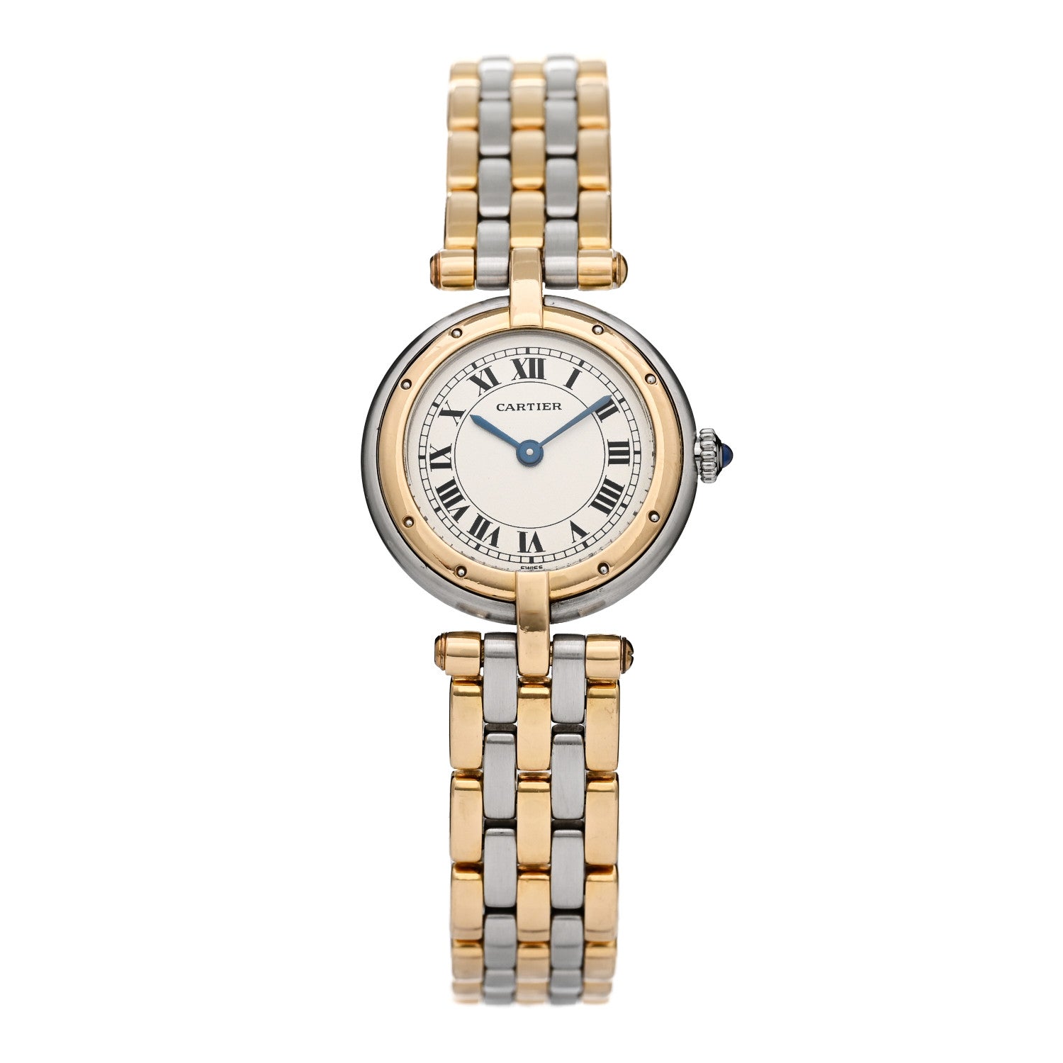 Cartier Stainless Steel 18K Yellow Gold 24mm Panthere Vendome Quartz Watch 1 of 4