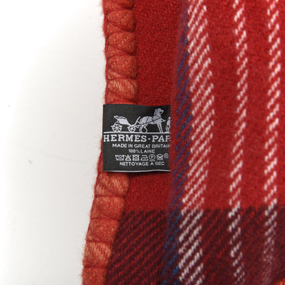 Hermes Jacquard Wool Scott'H Pillow Rouge H 3 of 3