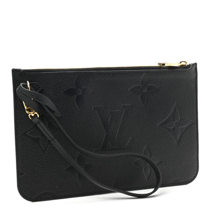 Louis Vuitton Empreinte Monogram Giant Neverfull MM Pochette Black 3 of 6