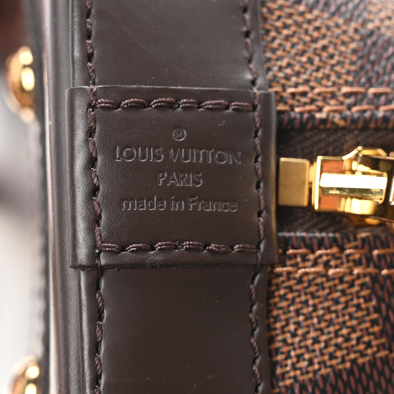 Louis Vuitton Damier Ebene Alma BB 6 of 9