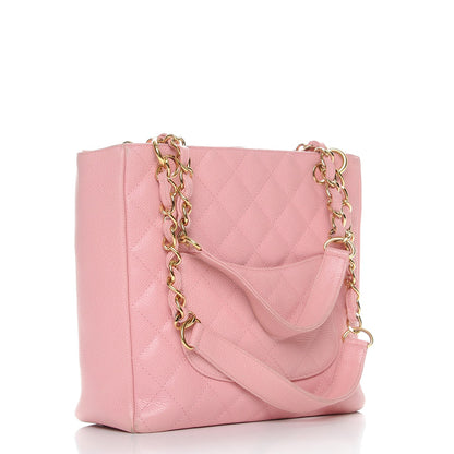 Chanel Caviar Petit Shopping Tote PST Pink 3 of 19