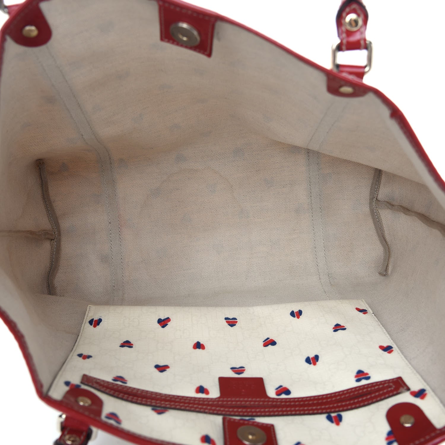Gucci GG Plus Monogram Hearts Medium Joy Tote 4 of 9