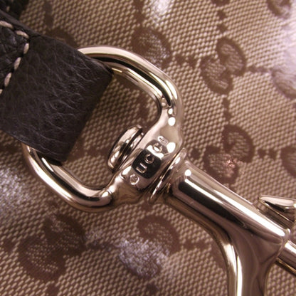 Gucci MONOGRAM CRYSTAL JOY BARDOT 9 of 9