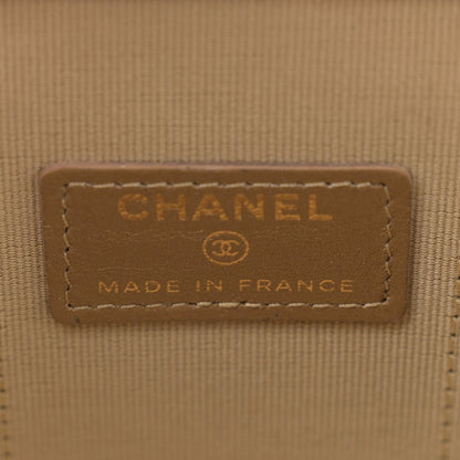 Chanel Lambskin Quilted Pearl Crush Mini Vanity Case With Chain Light Green 6 of 11