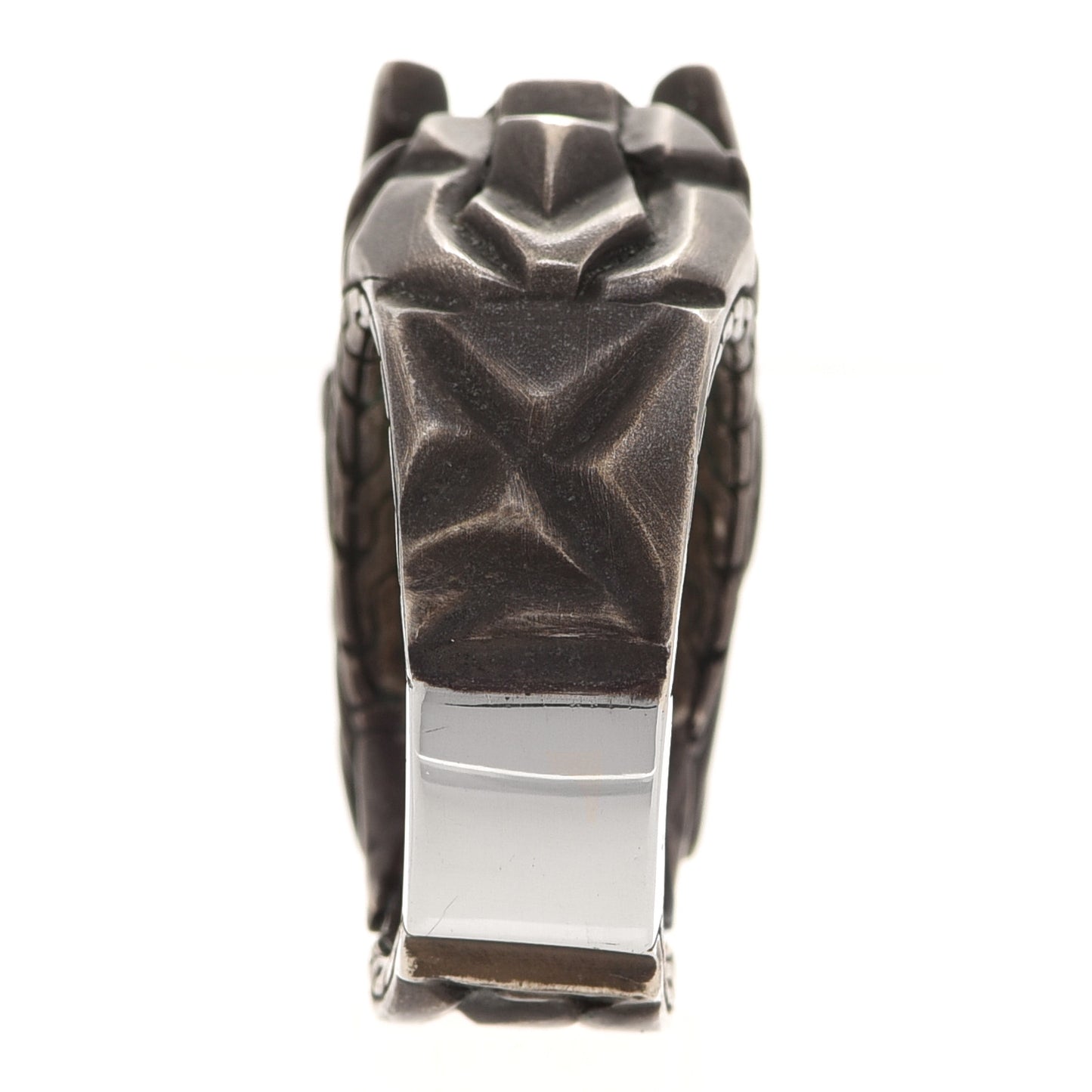 Blackened Sterling Silver Naga Dragon Head Ring 65 11