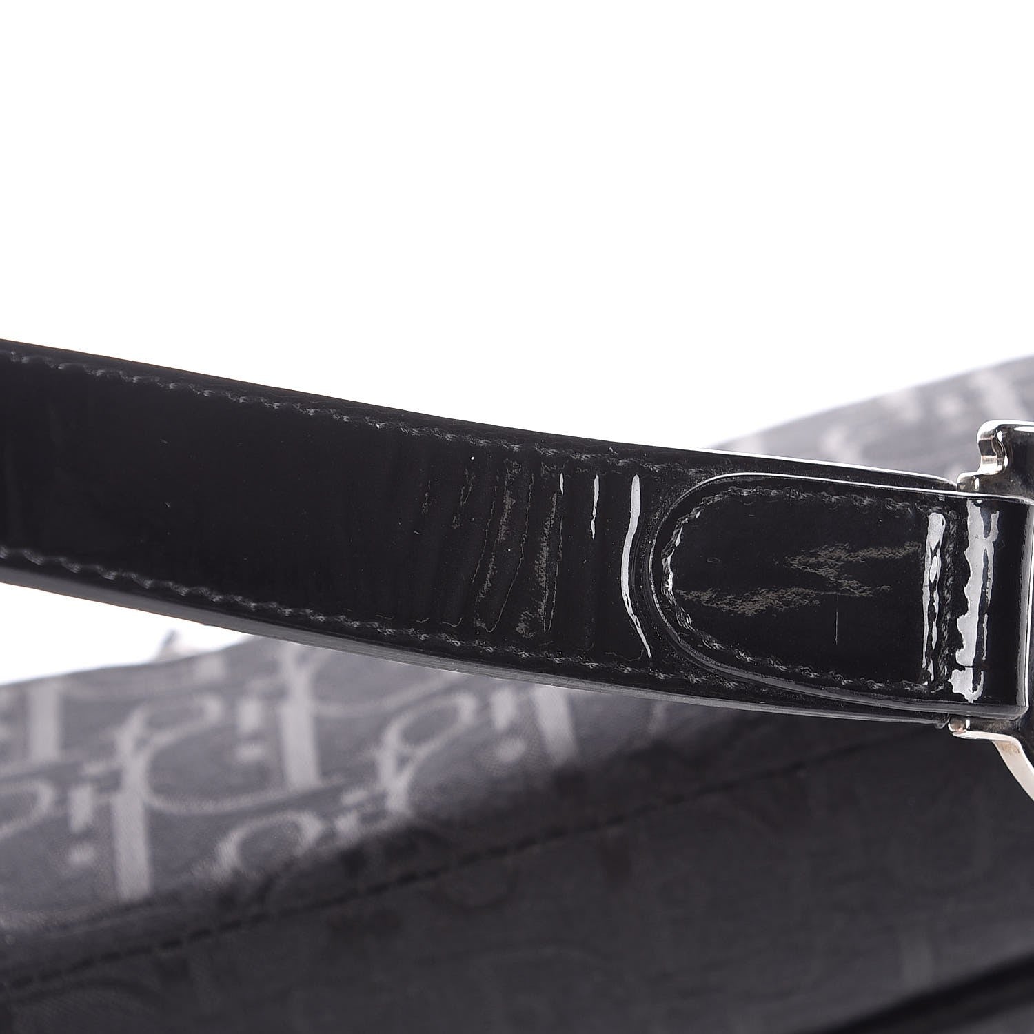 Christian Dior Monogram Saddle Bag Black 9 of 9